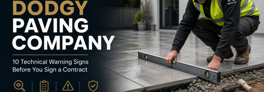 How to Spot a Dodgy Paving Company