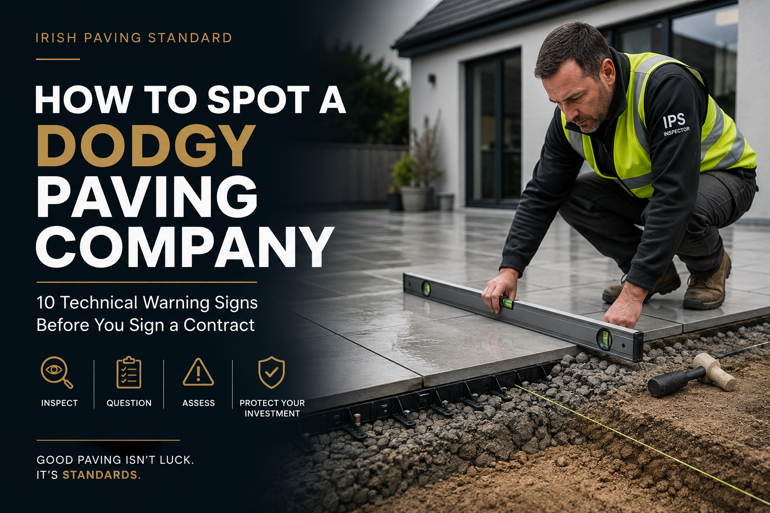 How to Spot a Dodgy Paving Company