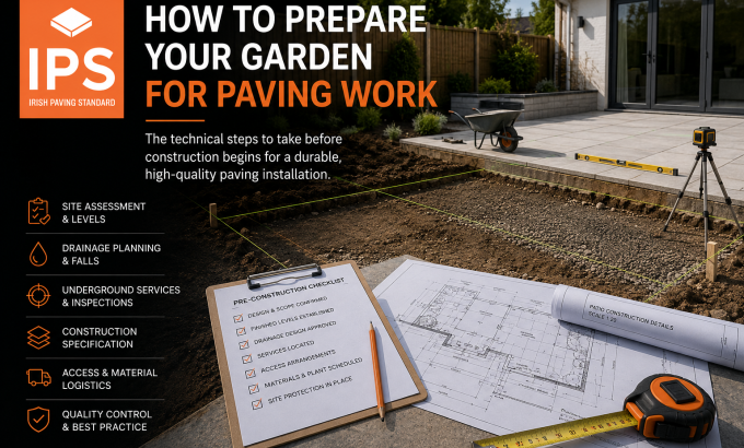 prepare your garden for paving work
