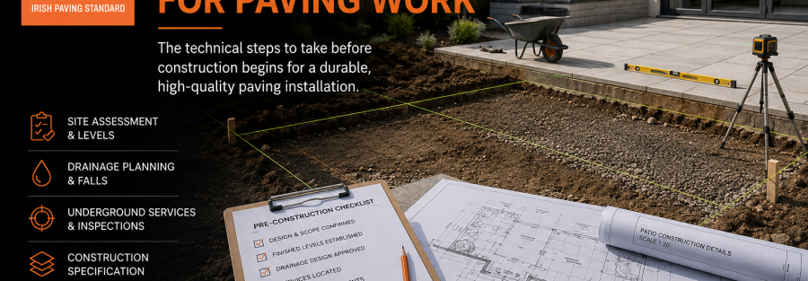 prepare your garden for paving work