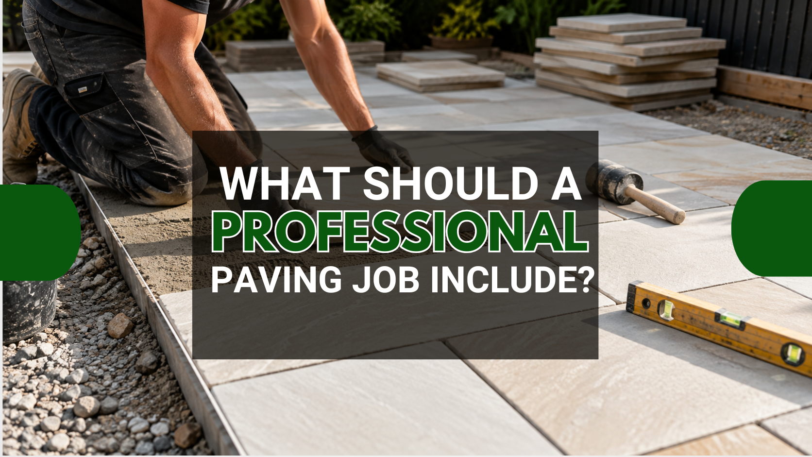 What Should a Professional Paving Job Include?