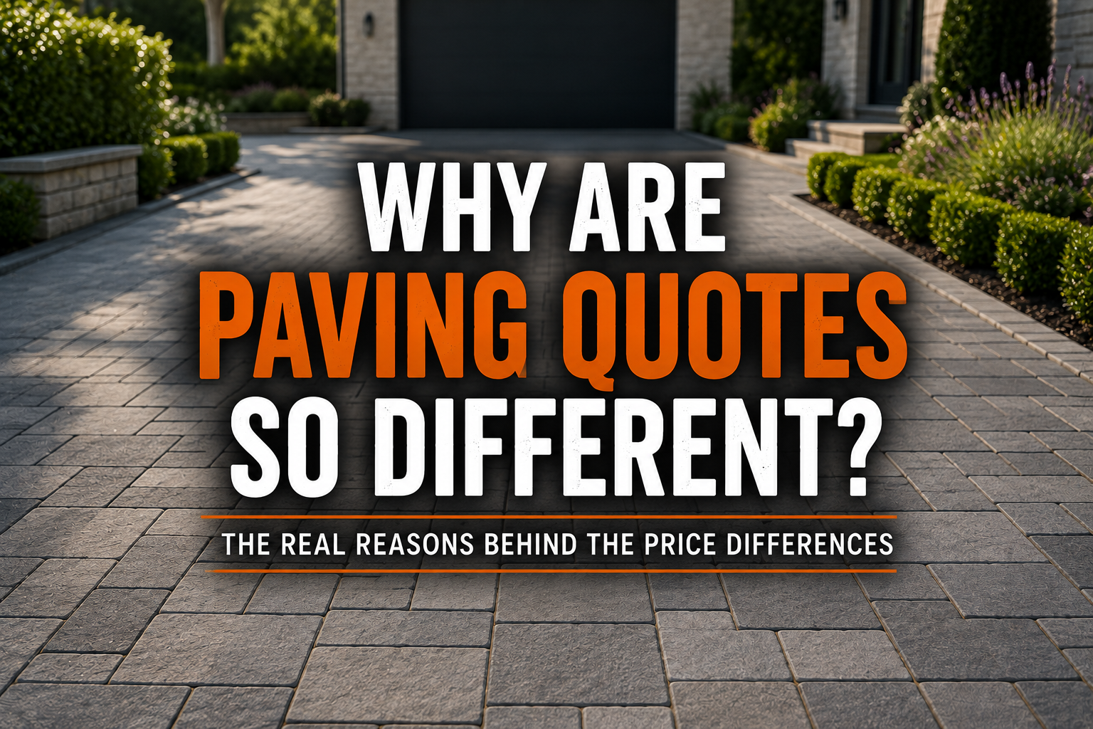 Why Are Paving Quotes So Different?